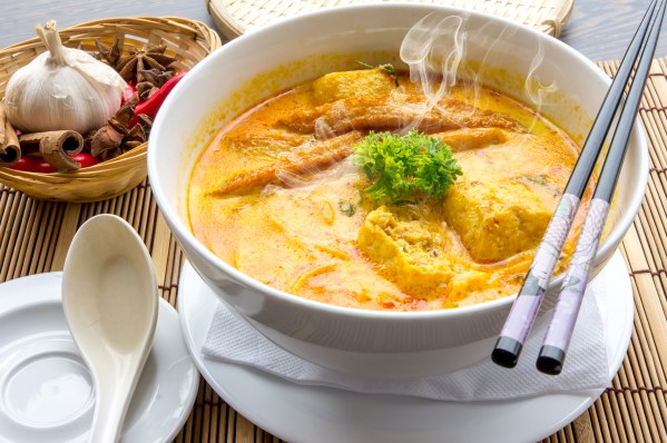 Poulet curry et oignons