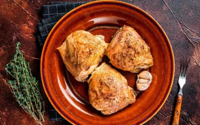 Cuisses farcies aux champignons et aux noix